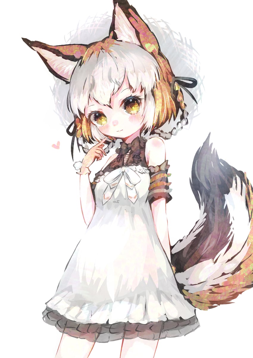island fox (kemono friends and 1 more) drawn by maki_gamin
