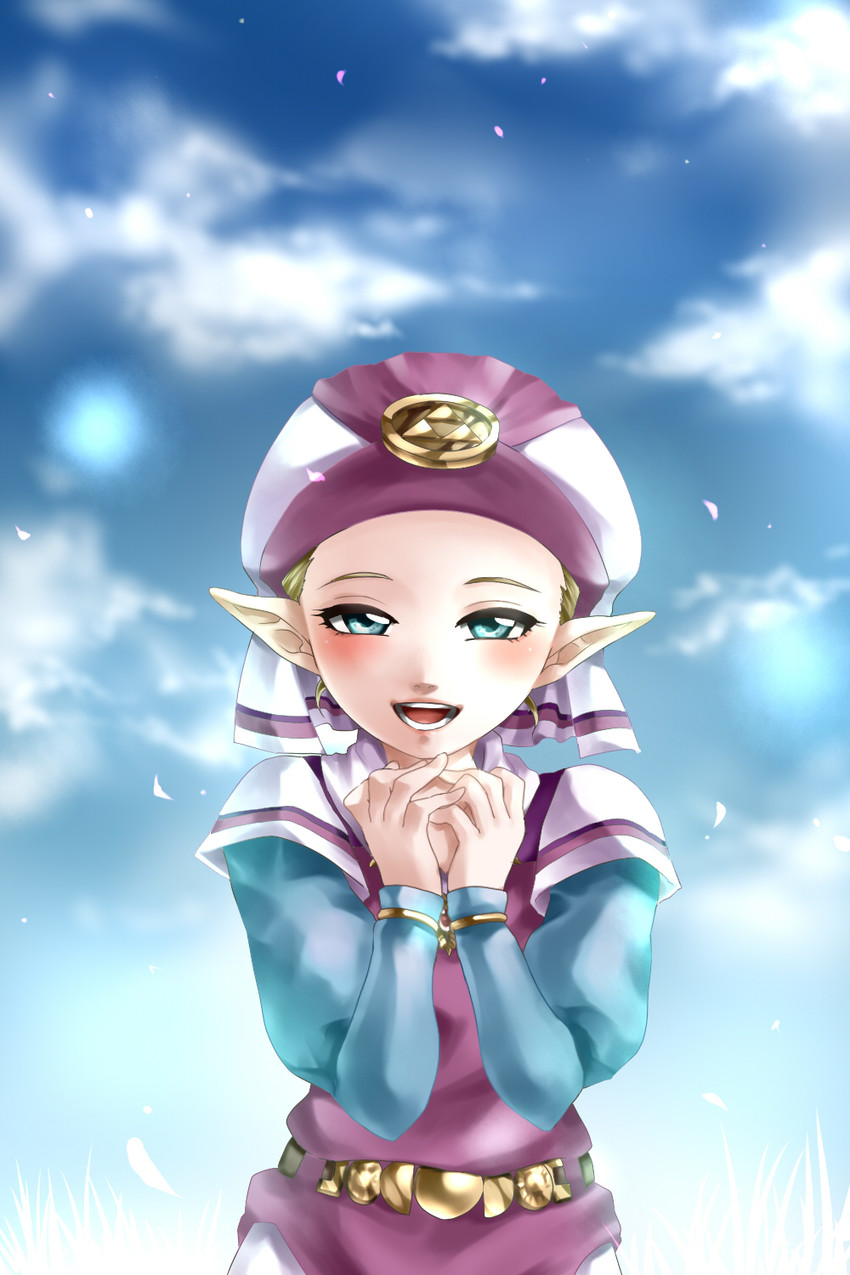 princess zelda and young zelda (the legend of zelda and 1 more) drawn by wasabi_(legemd)
