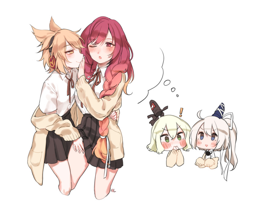 hijiri byakuren, toyosatomimi no miko, mononobe no futo, and soga no tojiko (touhou) drawn by shan
