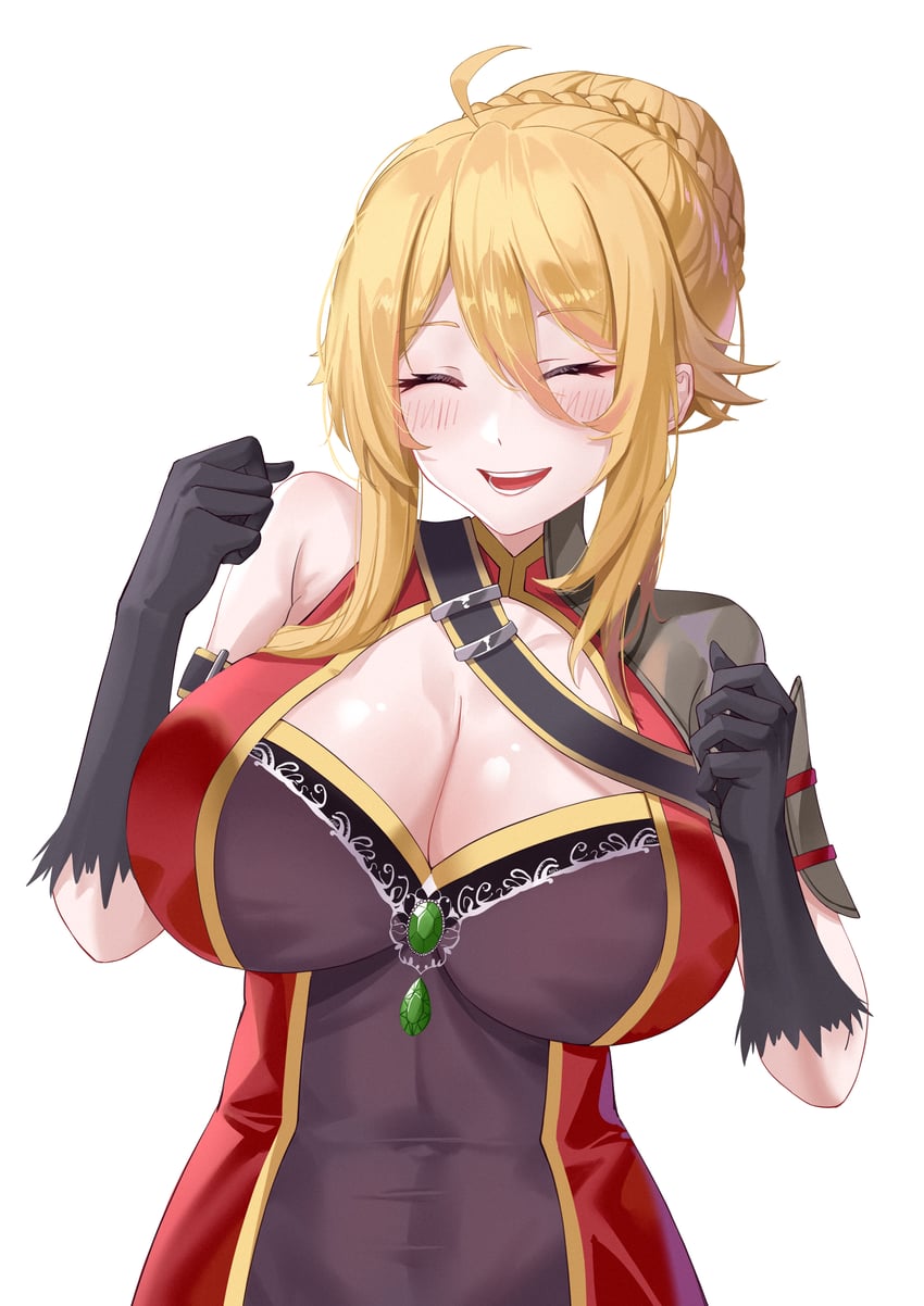 angelica rafa redgrave (otome gee sekai wa mob ni kibishii sekai desu) drawn by kaijiba