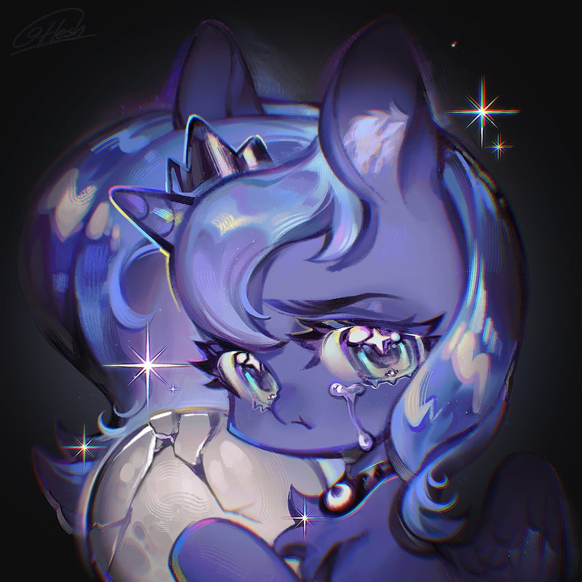 princess luna (my little pony and 1 more) drawn by liuxuandaomonu