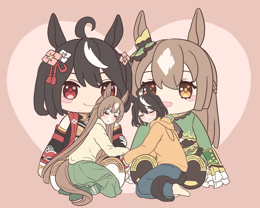 satono diamond and kitasan black (umamusume) drawn by nekoyanagi_reo