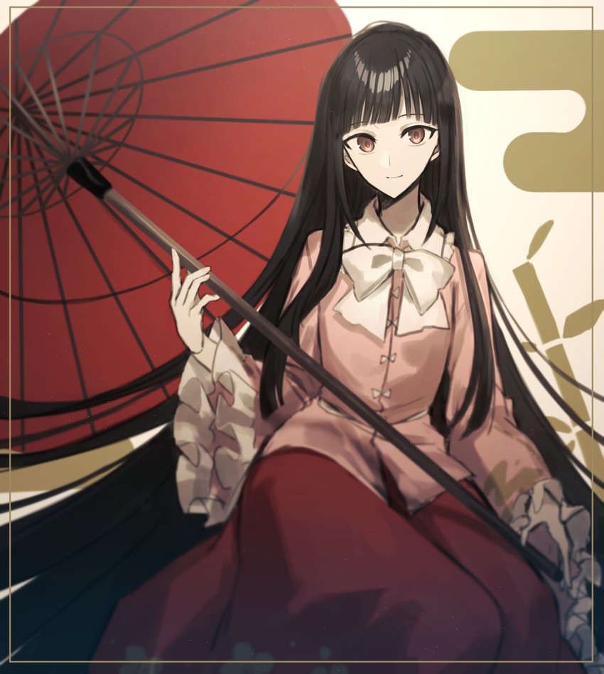 houraisan kaguya (touhou and 1 more) drawn by otoshiro_kosame