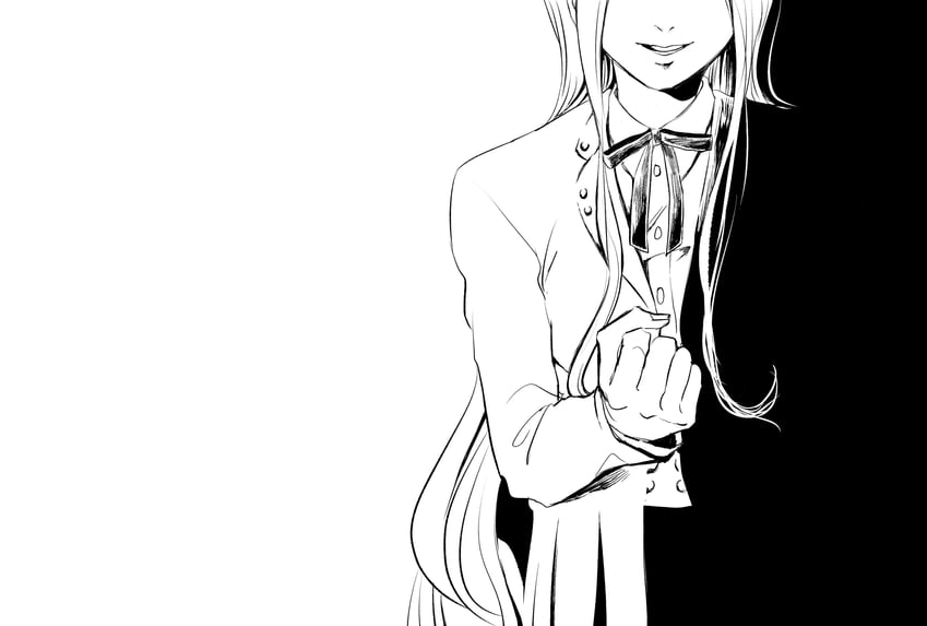 shirogane tsumugi (danganronpa and 1 more) drawn by 82utena