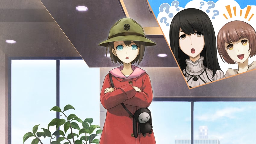 tennouji nae, kurushima kaede, and nakase katsumi (steins;gate and 1 more) drawn by huke