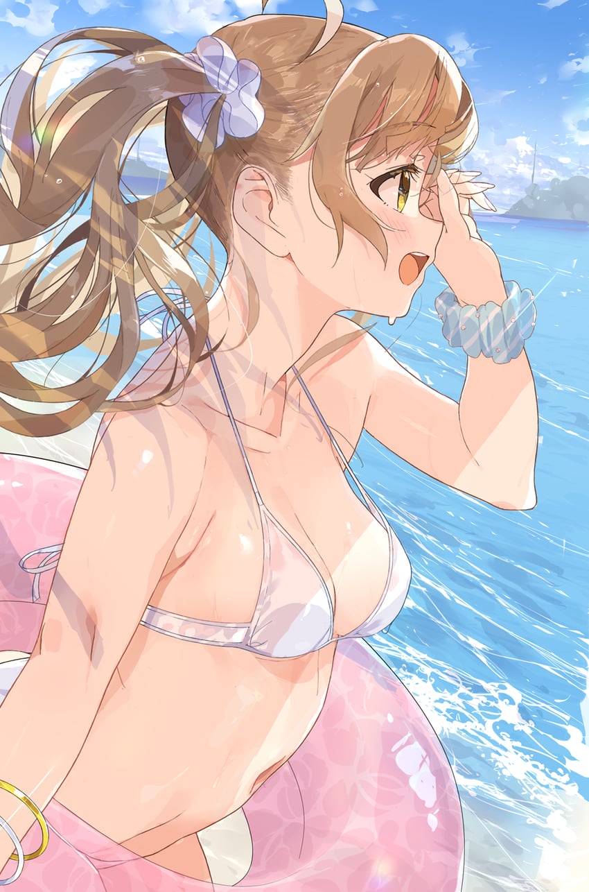 hakozaki serika (idolmaster and 2 more) drawn by tetsujin_momoko