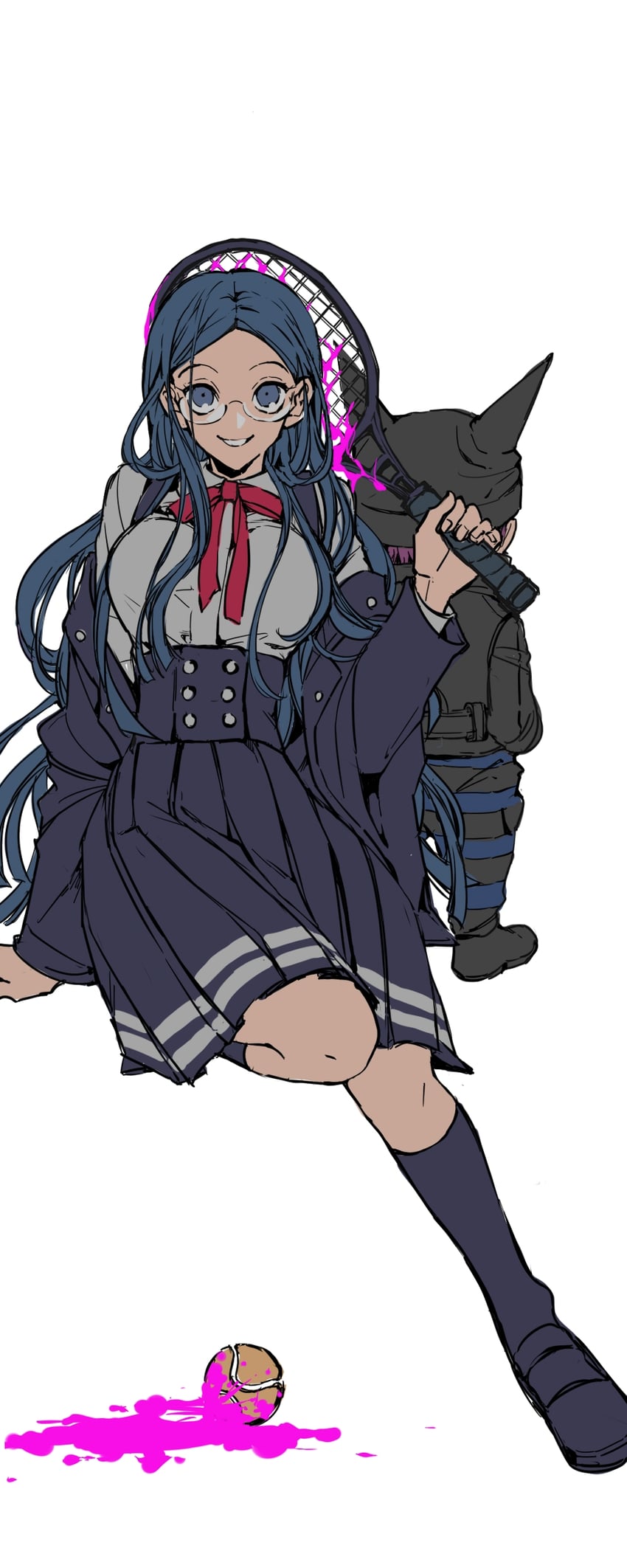 shirogane tsumugi and hoshi ryoma (danganronpa and 1 more) drawn by usukuchi_(hagi)