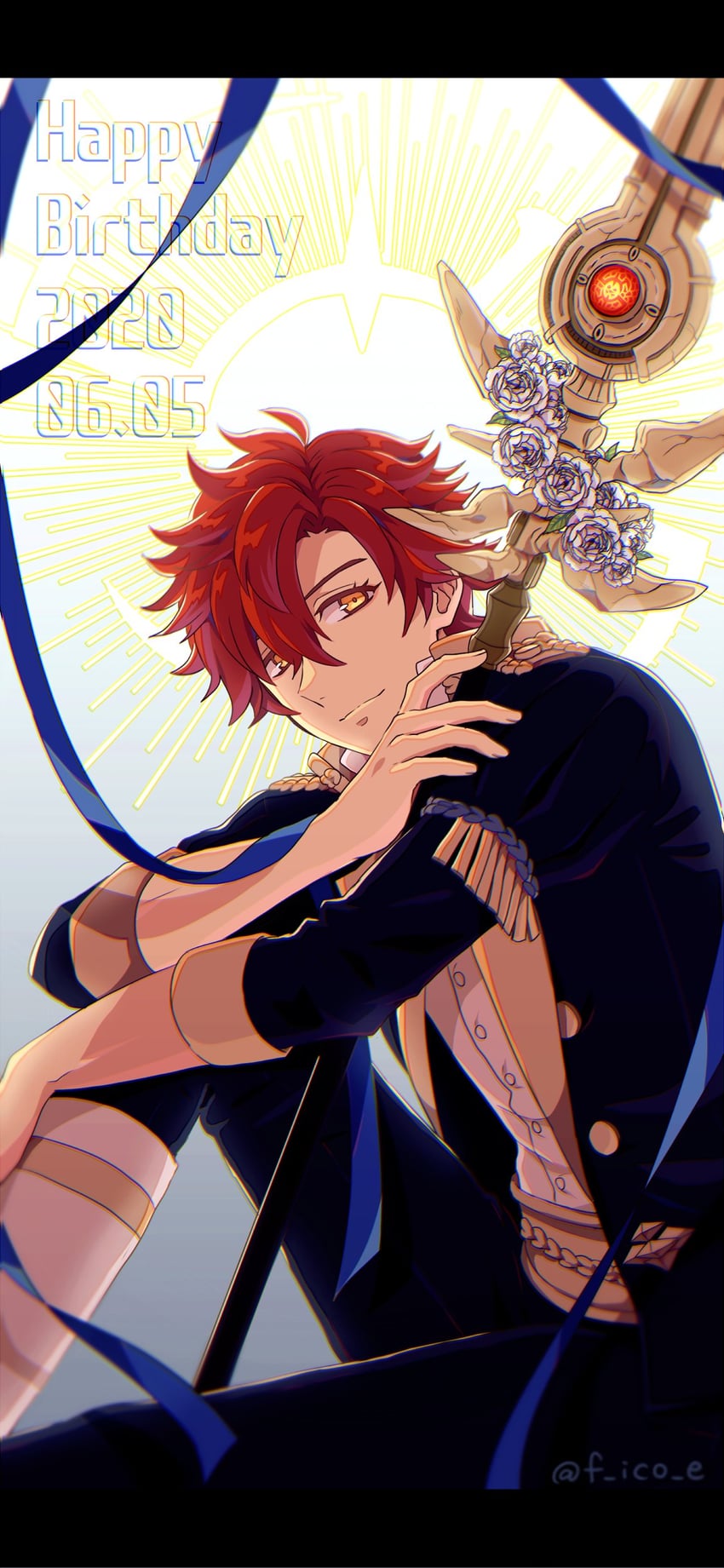 sylvain jose gautier (fire emblem and 1 more) drawn by f_ico_e
