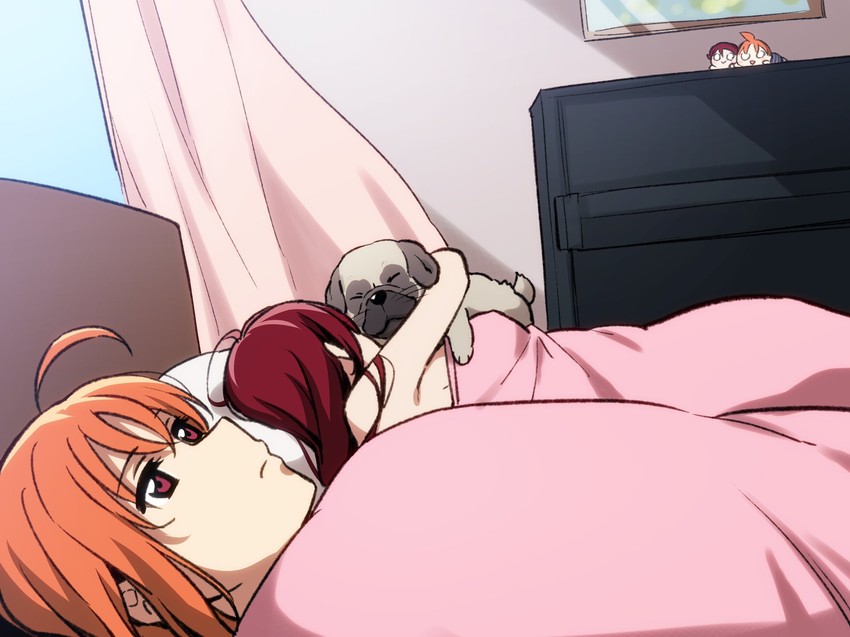 sakurauchi riko and takami chika (love live! and 1 more) drawn by kougi_hiroshi