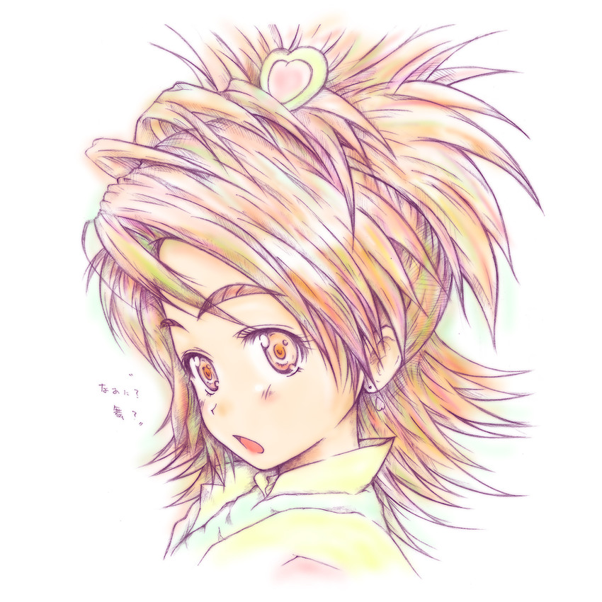hyuuga saki and cure bloom (precure and 1 more) drawn by anninx