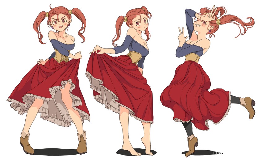 jessica albert (dragon quest and 1 more) drawn by miyama_(kannsannn)