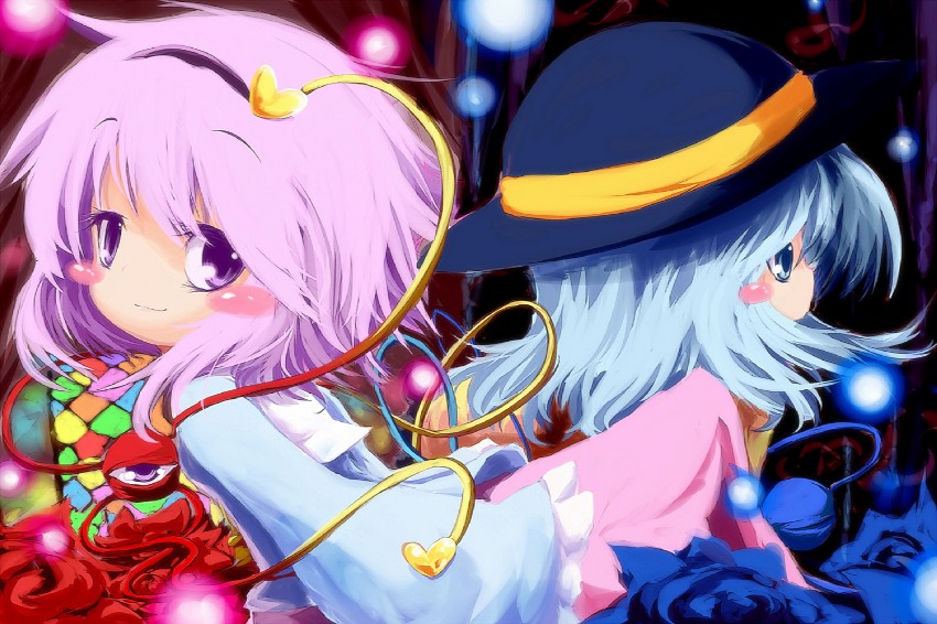 komeiji koishi and komeiji satori (touhou) drawn by ayakashi_(monkeypanch)