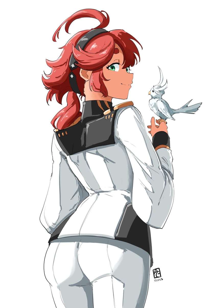 suletta mercury and miorine rembran (gundam) drawn by automatic_giraffe