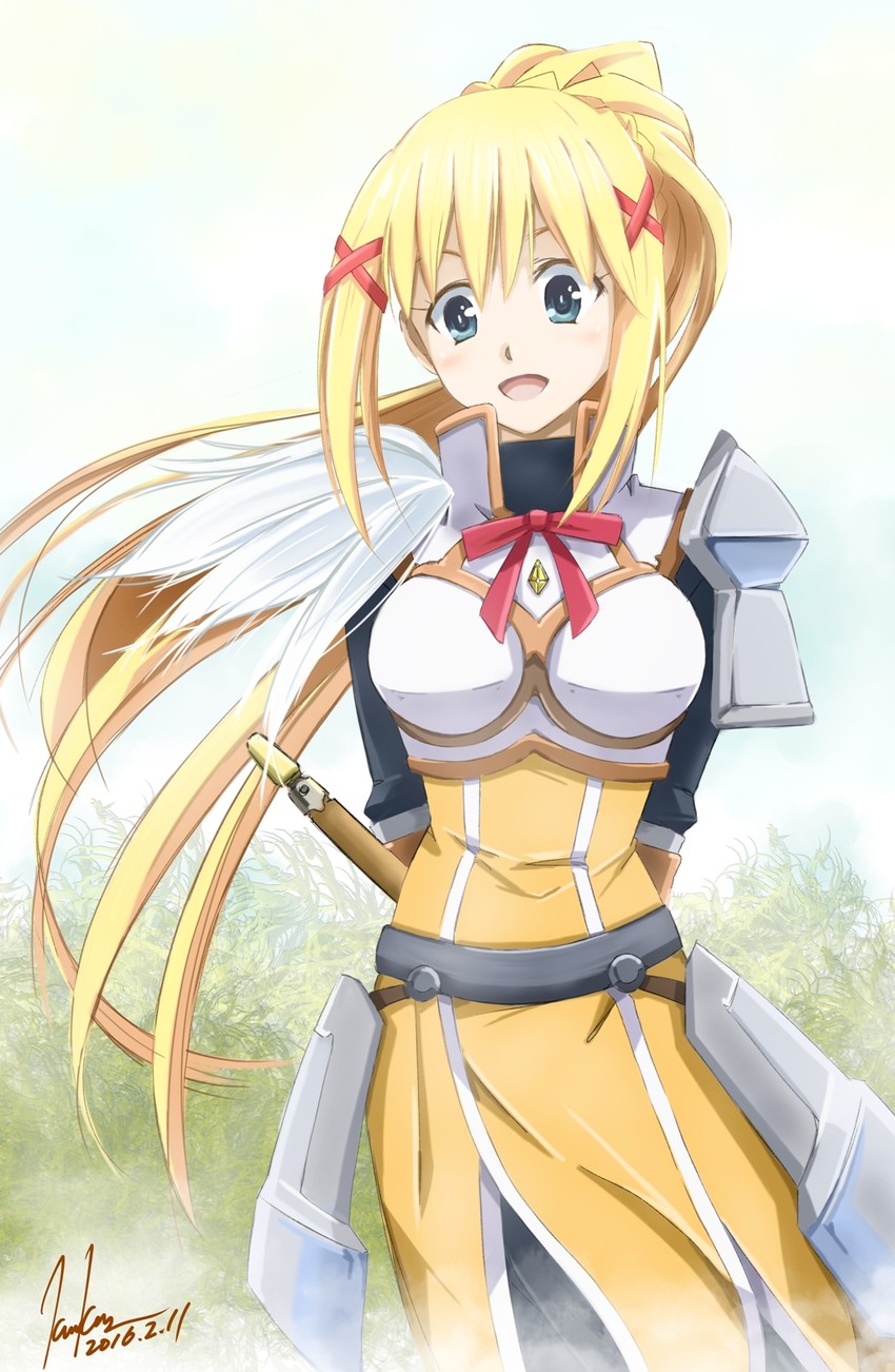 darkness (kono subarashii sekai ni shukufuku wo!) drawn by kem_kem