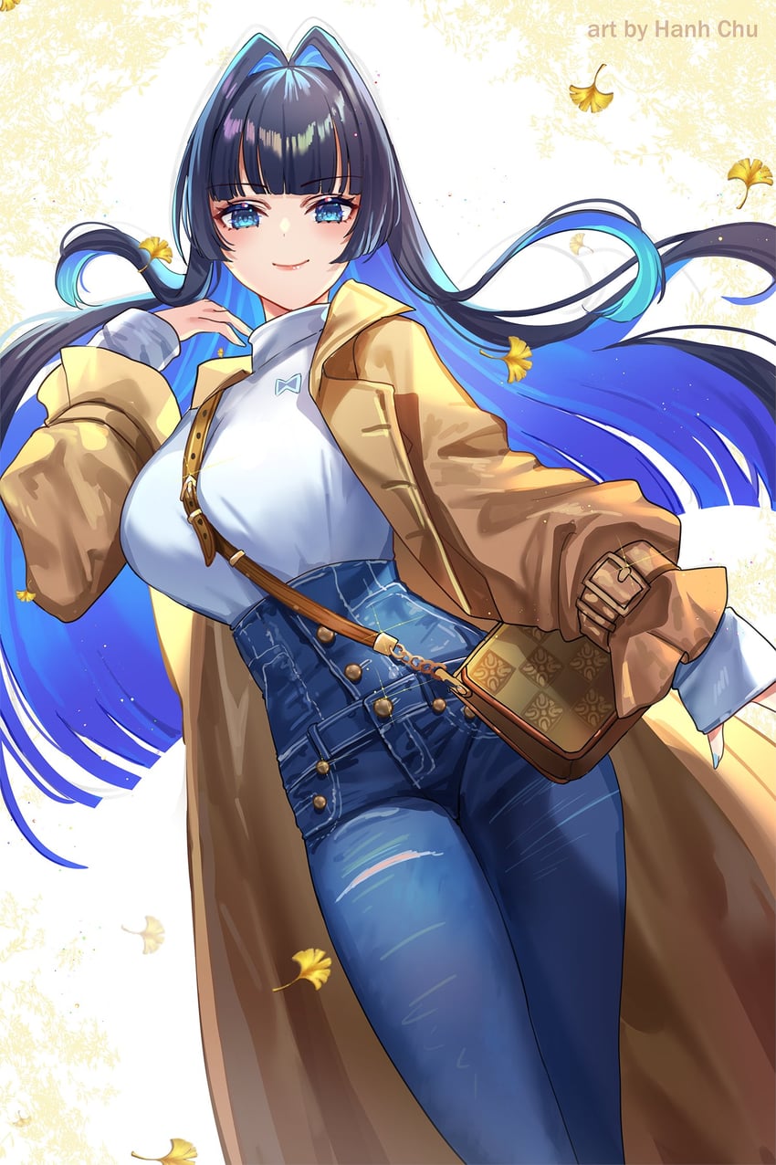 ouro kronii (hololive and 1 more) drawn by hanh_chu