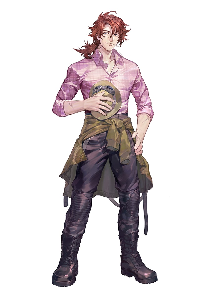 issac (iron saga) drawn by hangleing