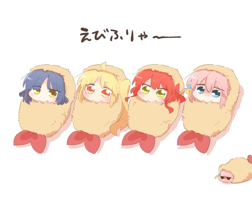 gotoh hitori, kita ikuyo, ijichi nijika, and yamada ryo (bocchi the rock!) drawn by rebecca_(keinelove)
