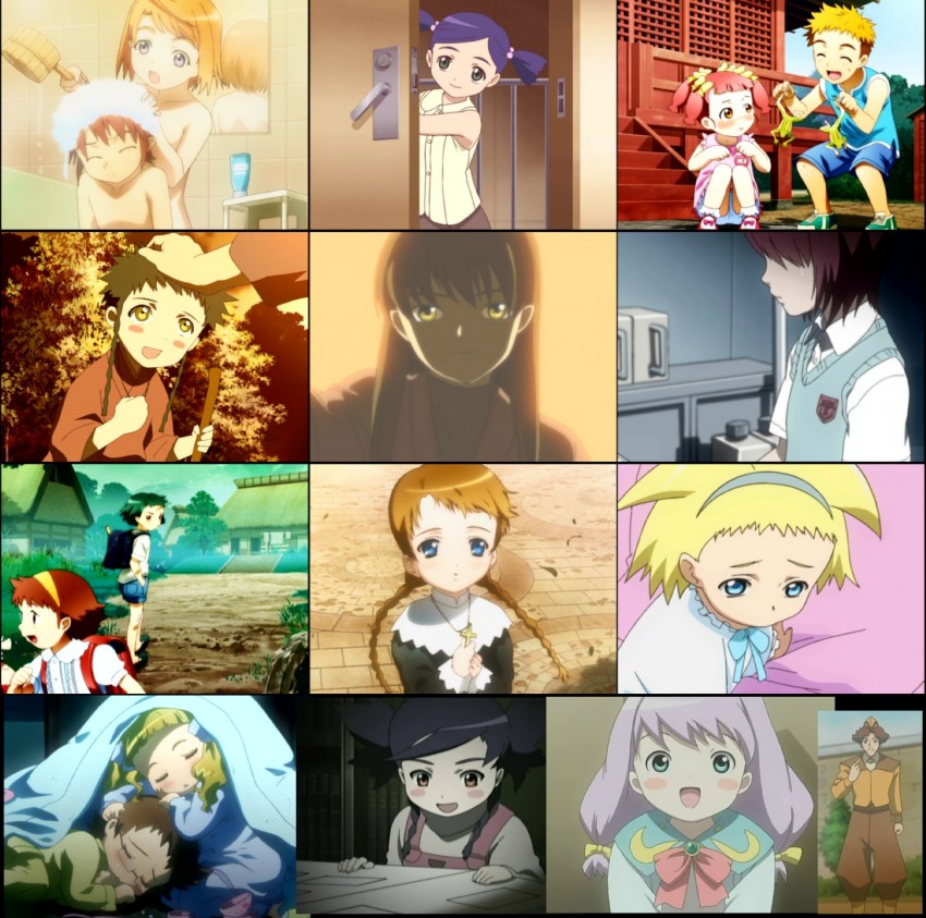 kuga natsuki, tokiha mai, yuuki nao, minagi mikoto, mashiro blan de windbloom, and 10 more (my-hime and 1 more)