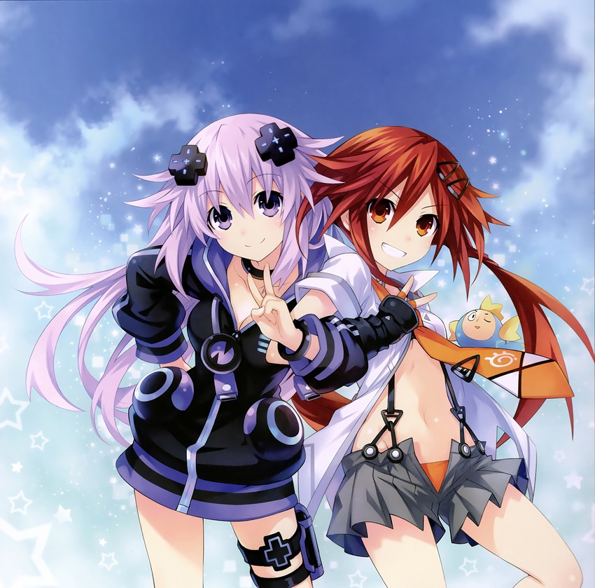 adult neptune, tennouboshi uzume, and umio (neptune and 1 more) drawn by tsunako