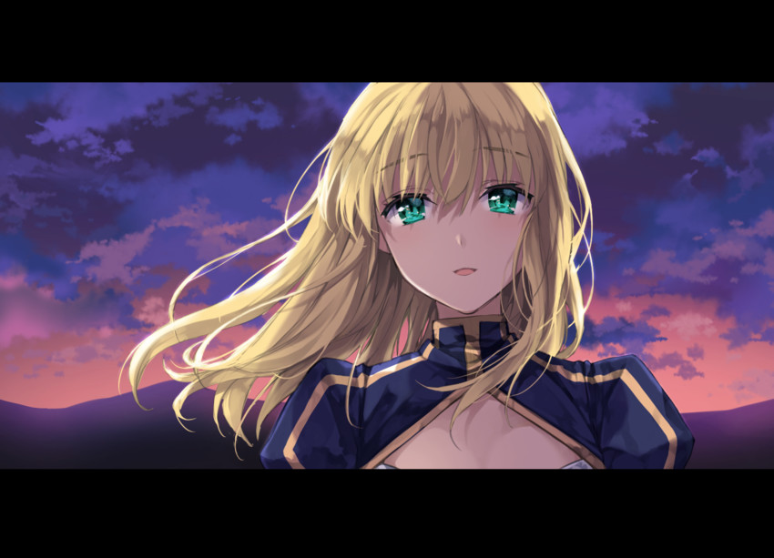 artoria pendragon and saber (fate and 1 more) drawn by ice_(ice_aptx)