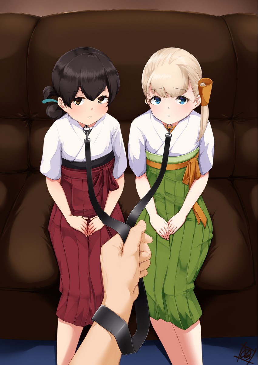 kasuga maru and shin'you (kantai collection) drawn by tadokoro_nurikabe