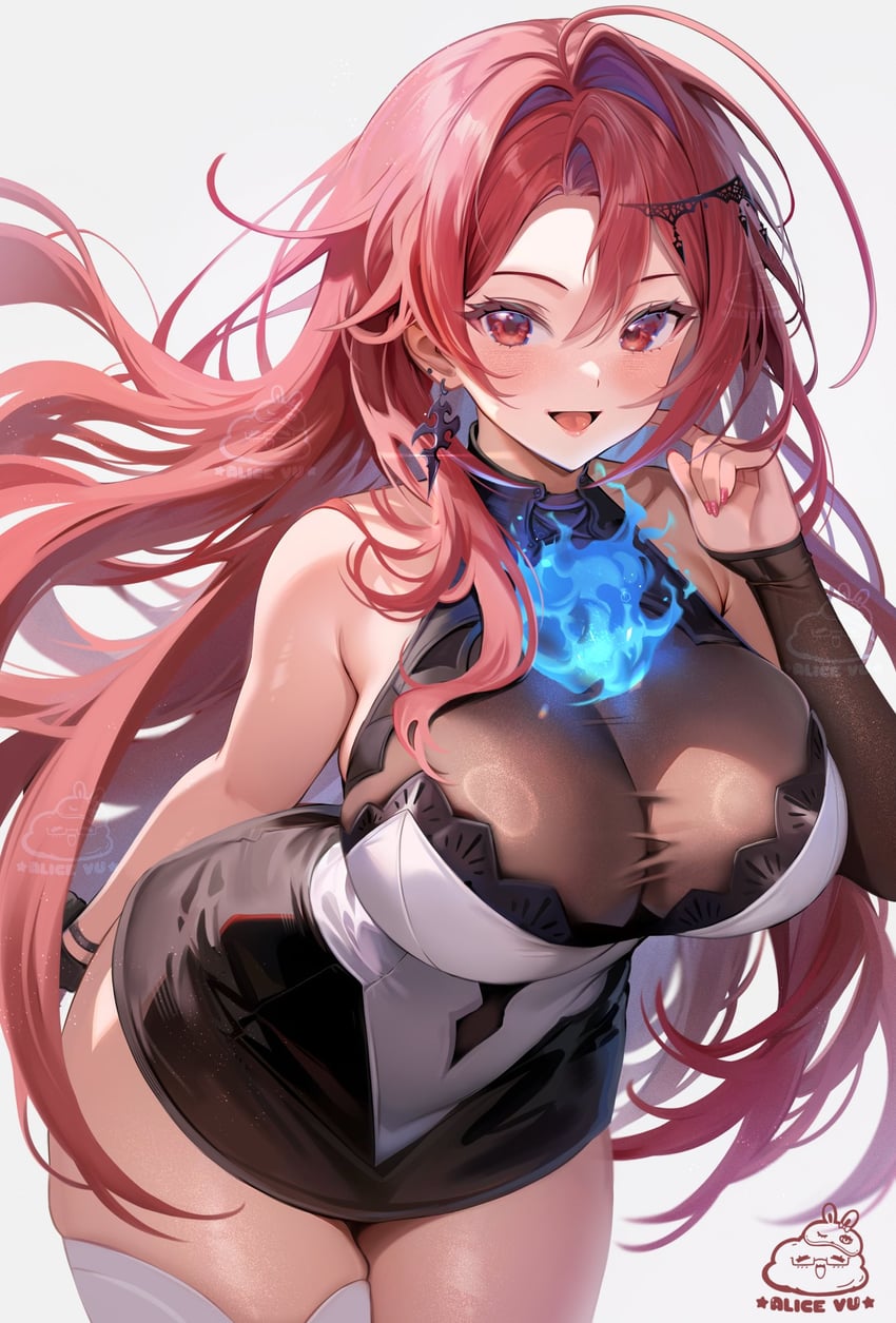 elizabeth rose bloodflame (hololive and 1 more) drawn by alice_vu