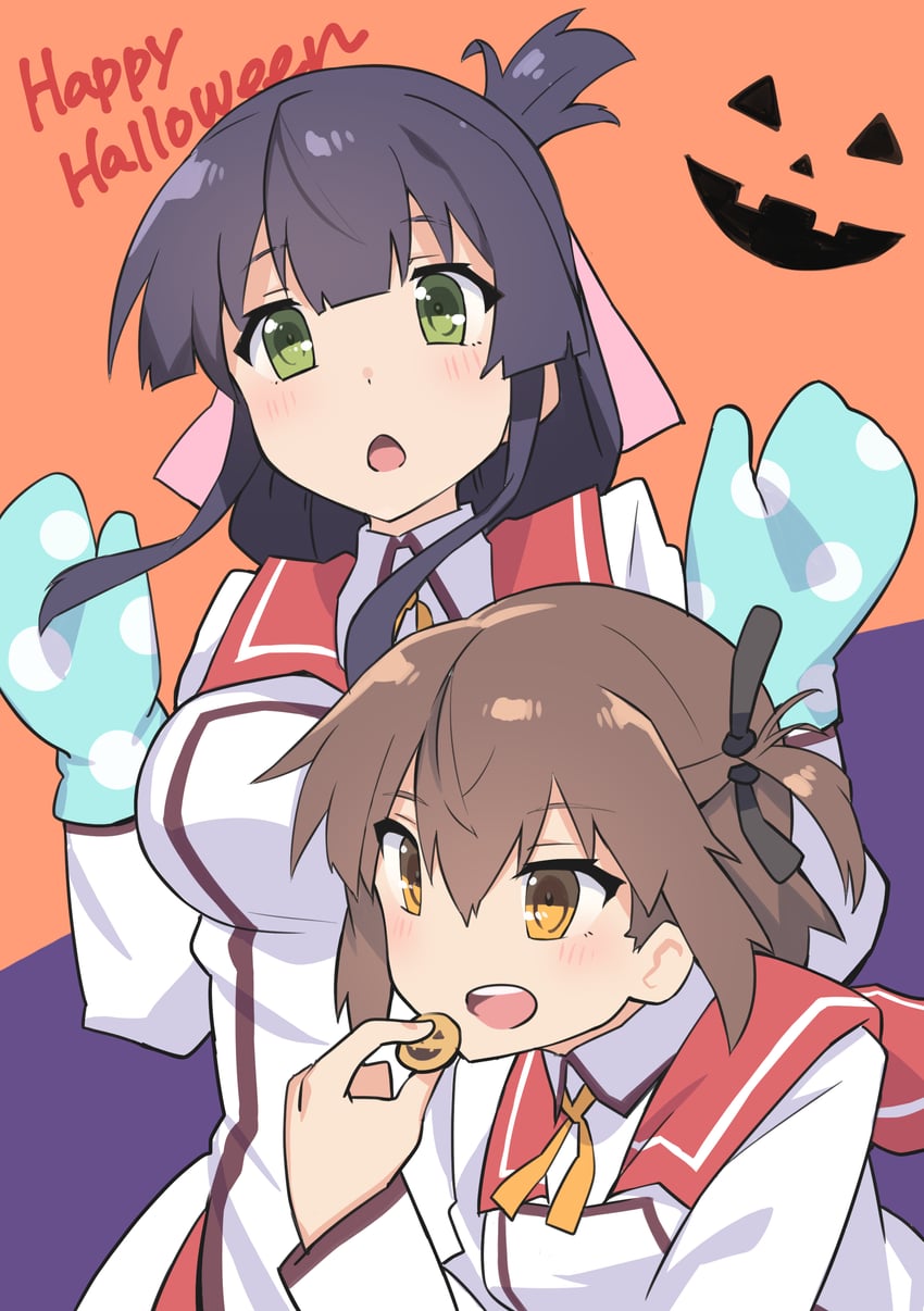 etou kanami and yanase mai (toji no miko) drawn by hitoiki