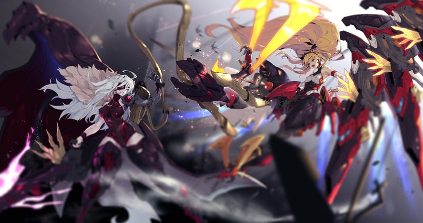 milvus and condor (artery gear and 1 more) drawn by zhu_fun