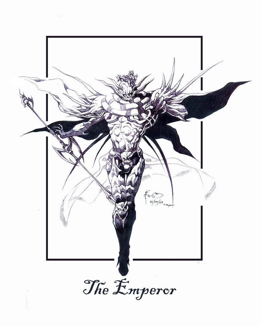 emperor (final fantasy and 1 more) drawn by dominic_ian_cabatit