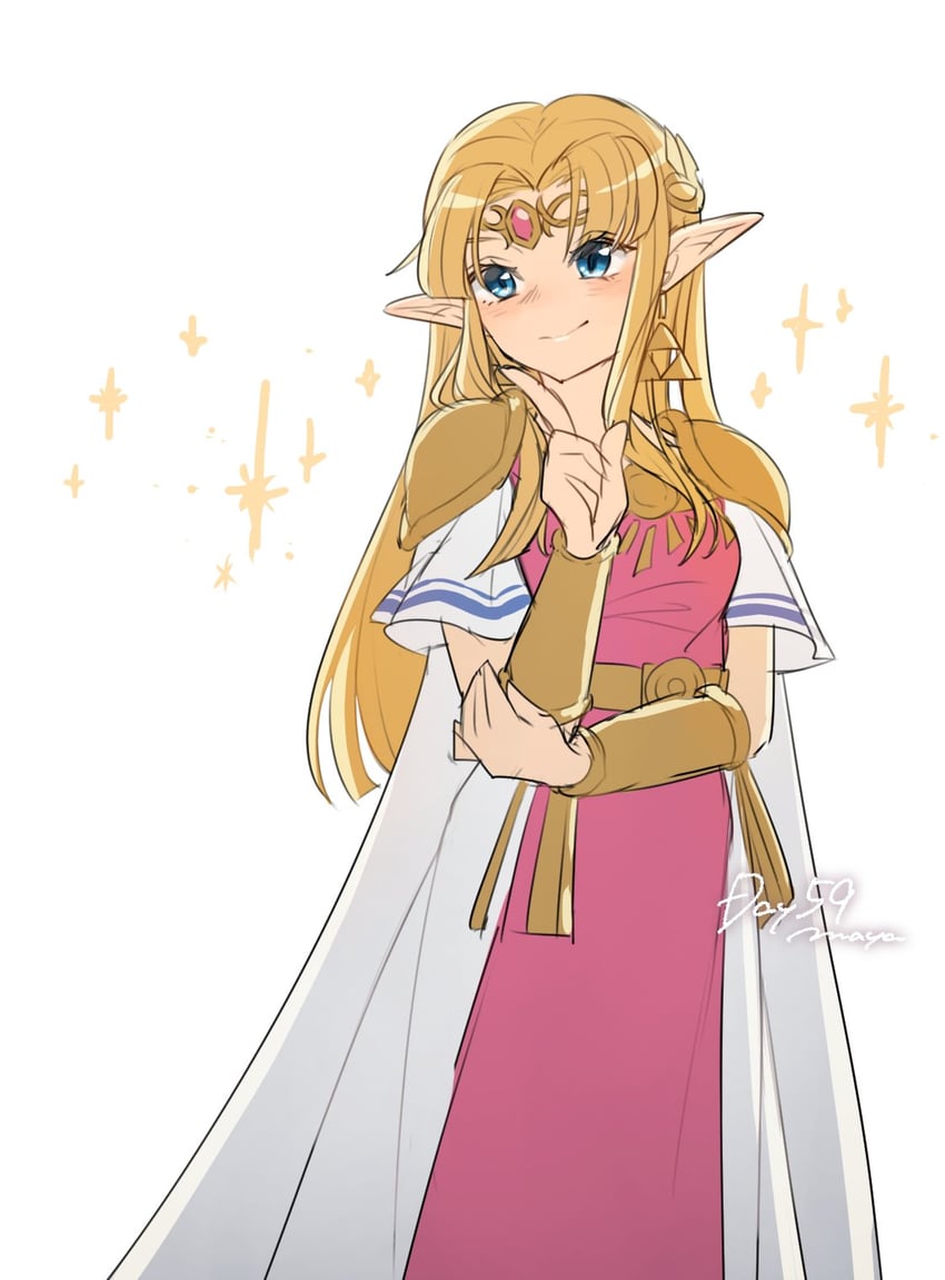 princess zelda (the legend of zelda and 2 more) drawn by maya_(mayamayammy)