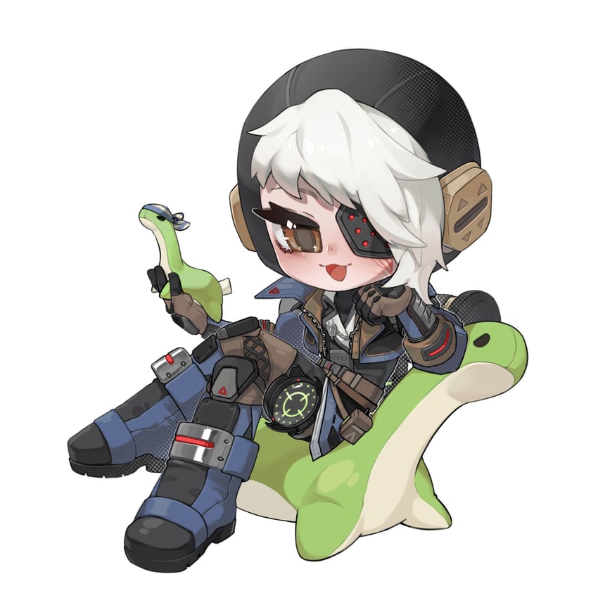wattson, nessie, and deep current wattson (apex legends) drawn by bohe-menthe