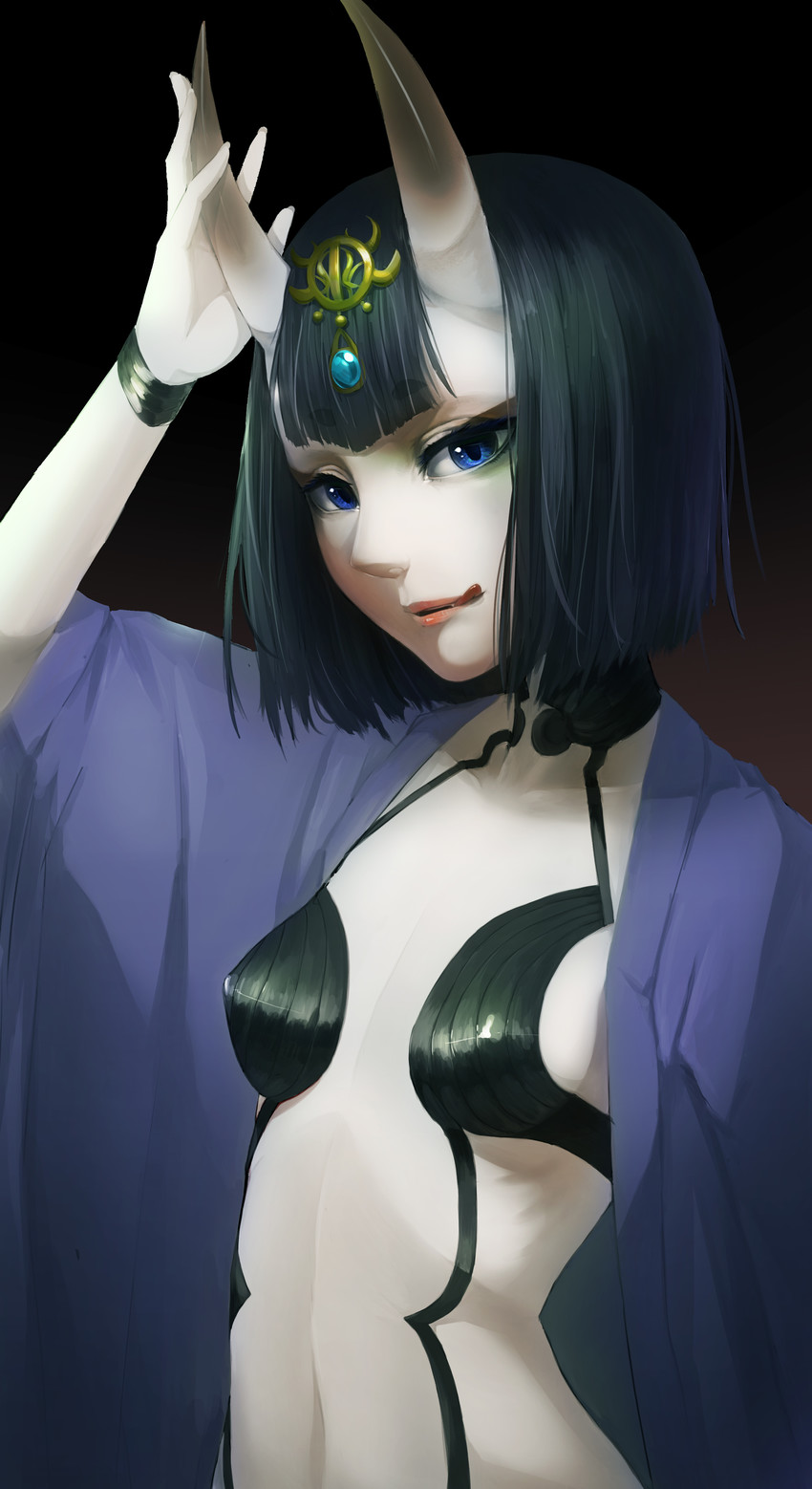 shuten douji (fate and 1 more) drawn by qianhe_ziyan