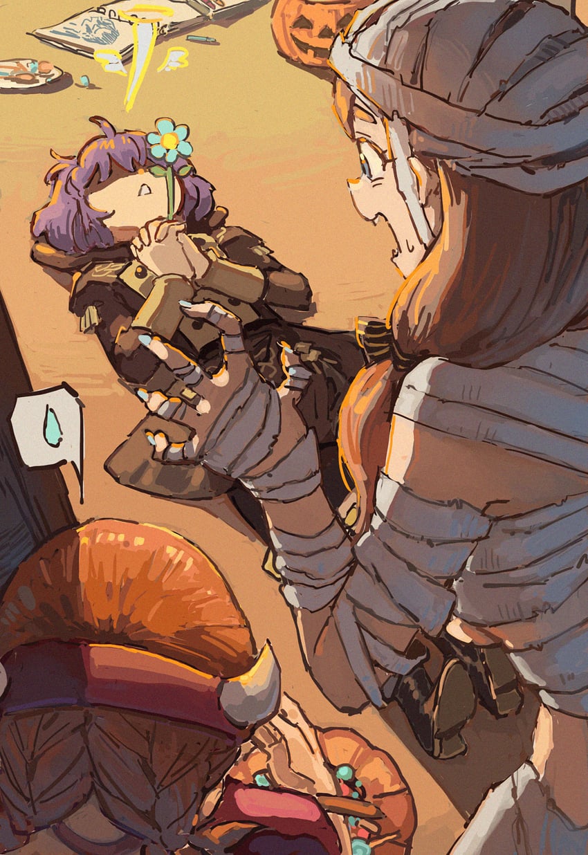 bernadetta von varley, mercedes von martritz, and annette fantine dominic (fire emblem and 1 more) drawn by green_little