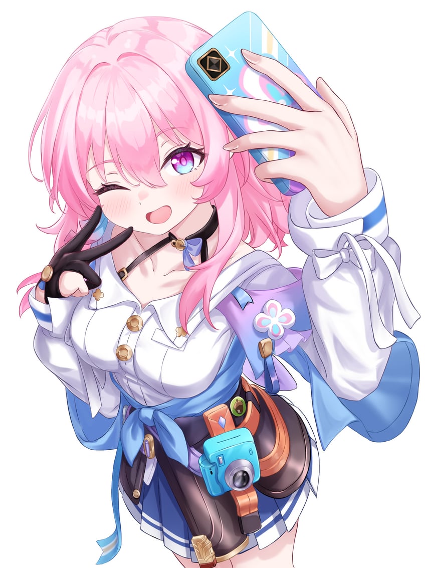 march 7th (honkai and 1 more) drawn by kuma_piv