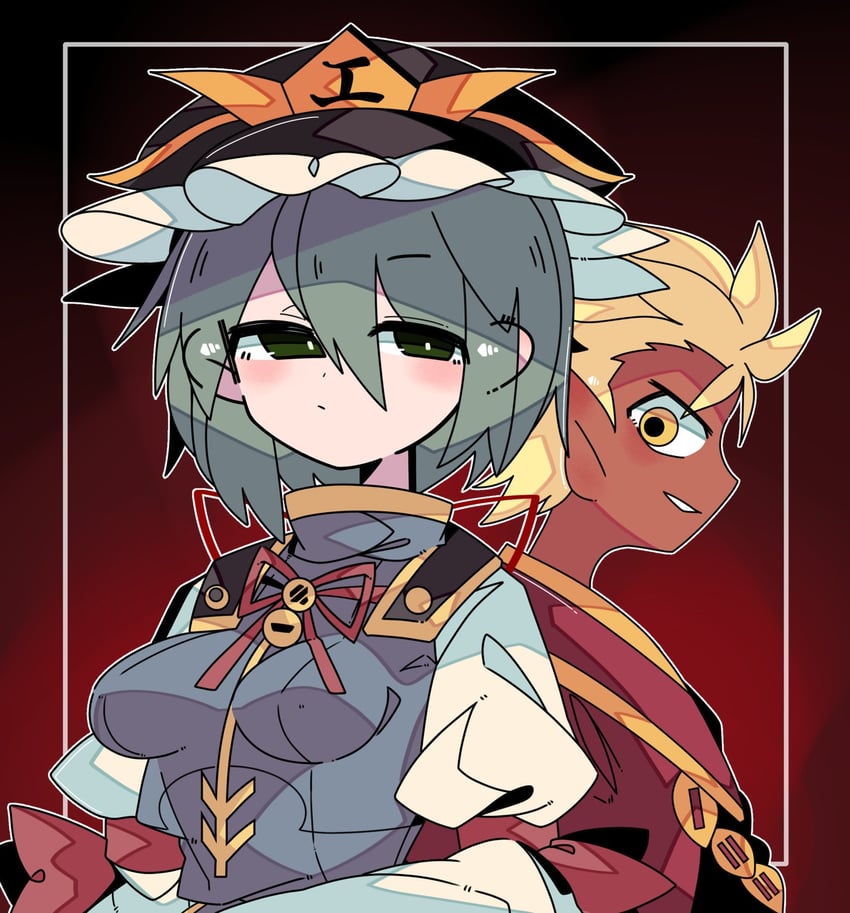 shiki eiki and enma daiou (touhou and 1 more) drawn by r.h_no.1_fuyumomo
