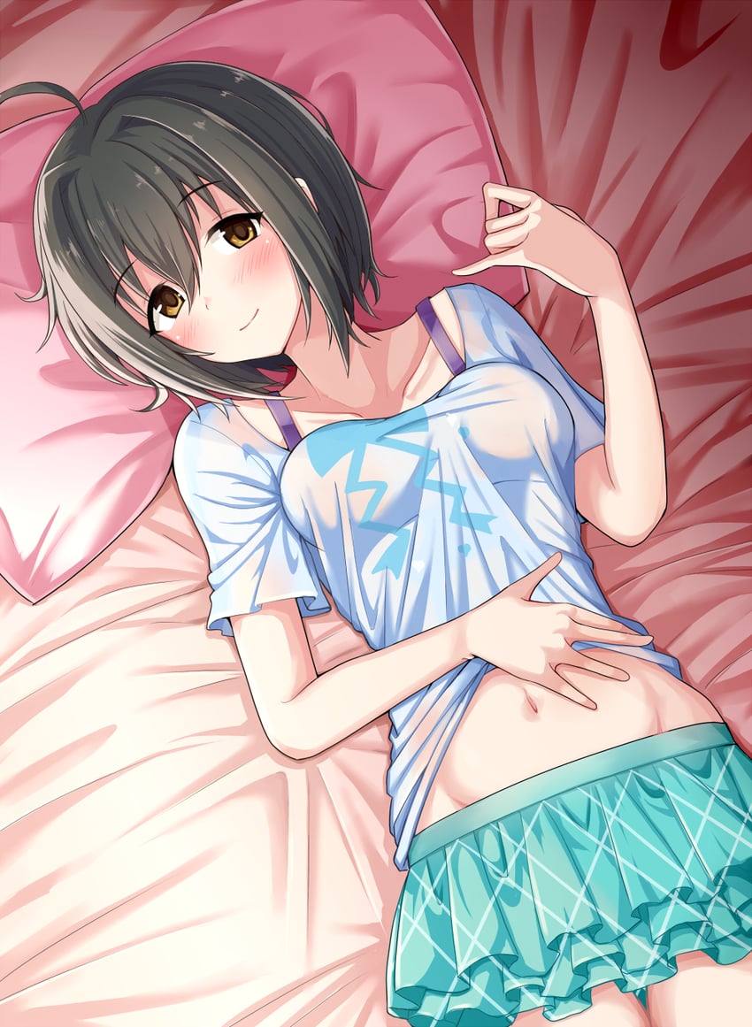 kohinata miho (idolmaster and 2 more) drawn by karikura_(atatata71)