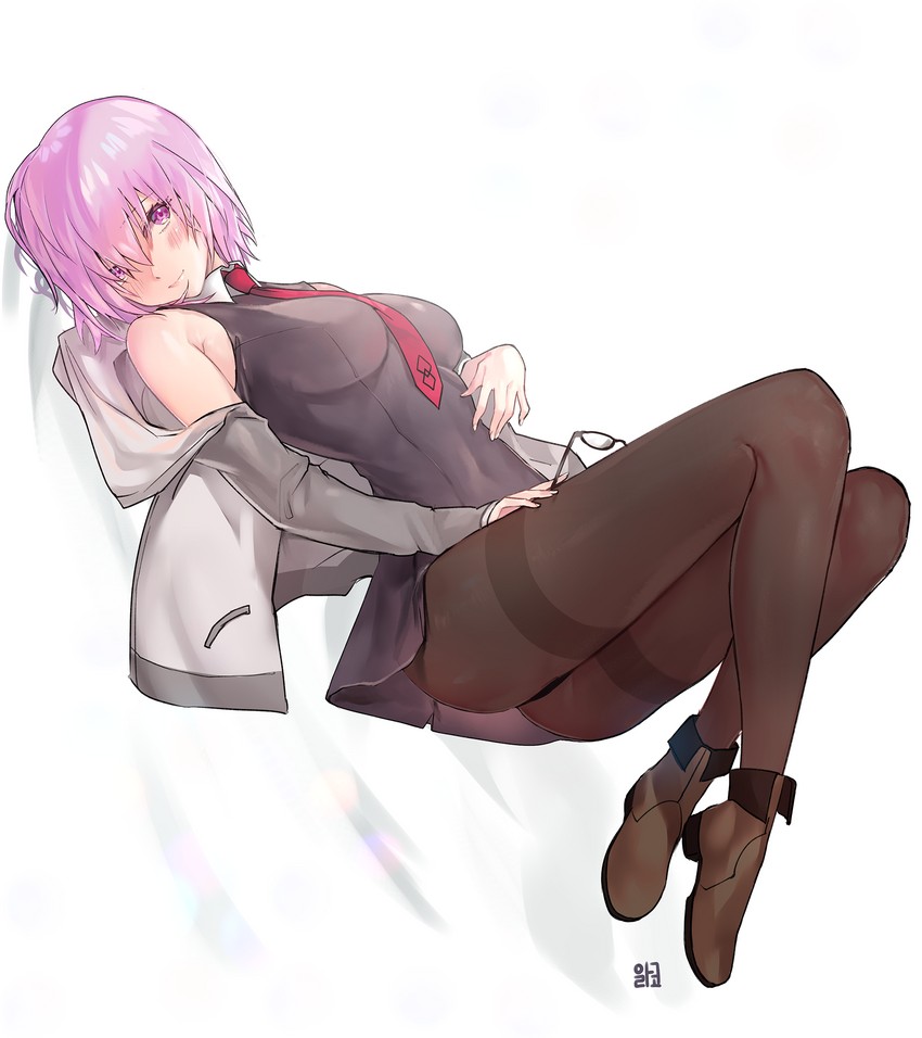 mash kyrielight (fate and 1 more) drawn by alracoco