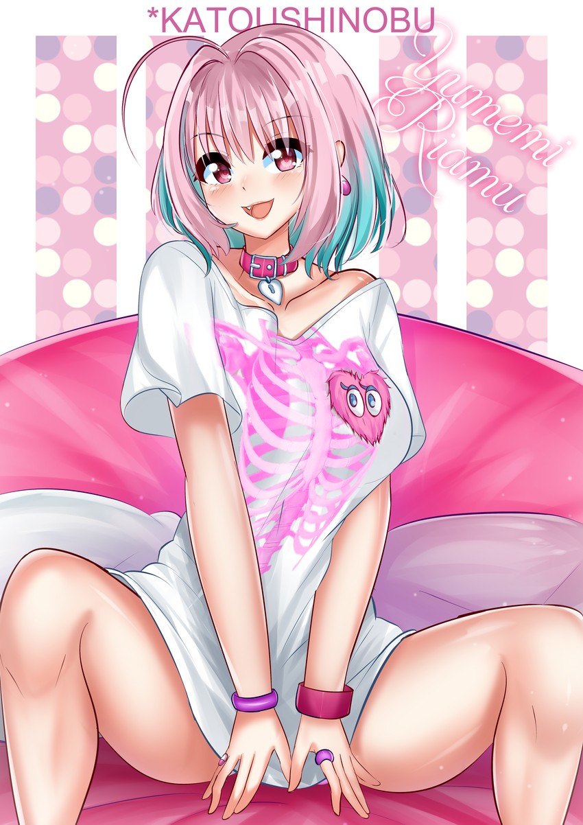 yumemi riamu (idolmaster and 1 more) drawn by katou_shinobu