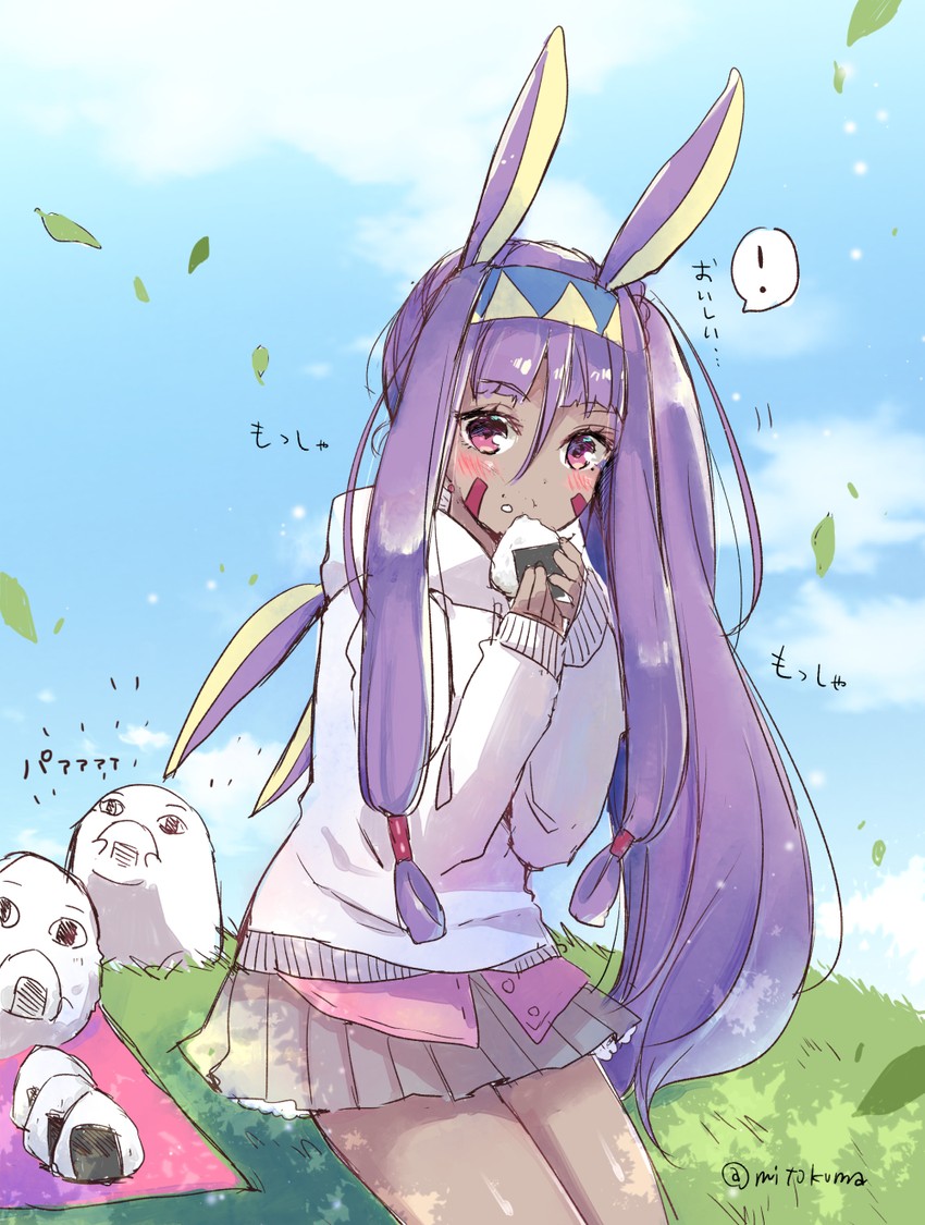 nitocris and medjed (fate and 1 more) drawn by mito_(go!go!king!)