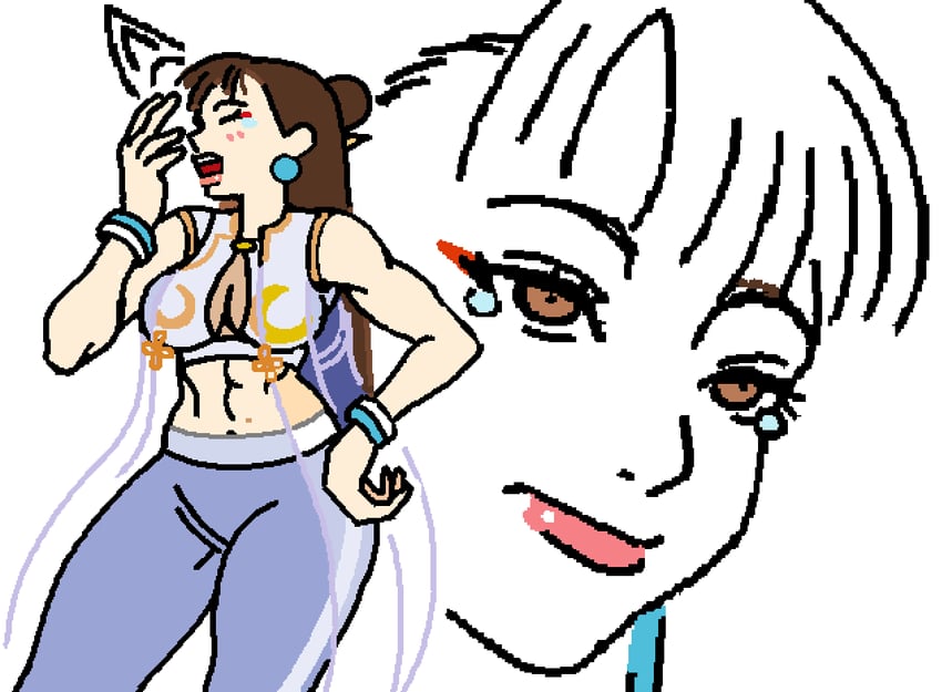 chun-li (street fighter and 1 more) drawn by drawbuster
