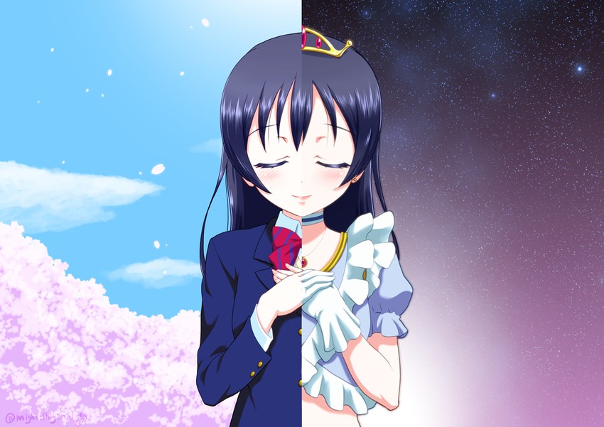 sonoda umi (love live! and 1 more) drawn by shiganai_might