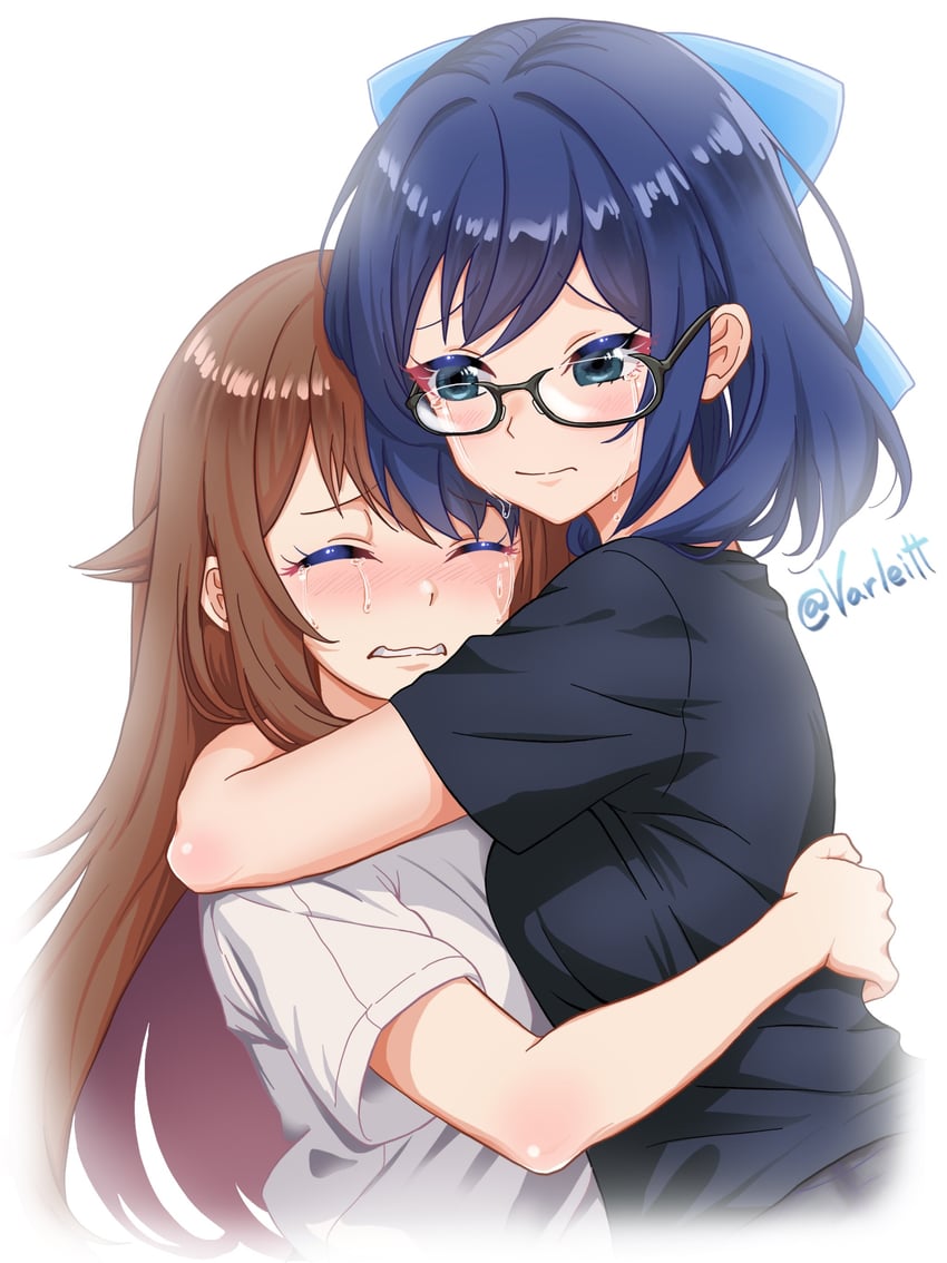 tokino sora and a-chan (hololive) drawn by varliet