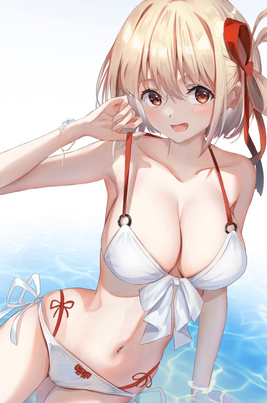 nishikigi chisato (lycoris recoil) drawn by wata0933