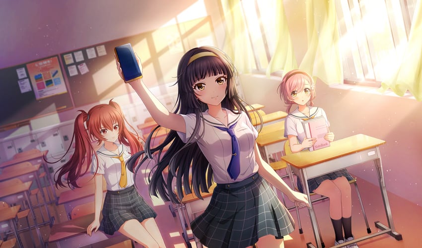 tsukishima yui, sakurada chiyo, and agatsuma sora (cinderella series and 1 more)
