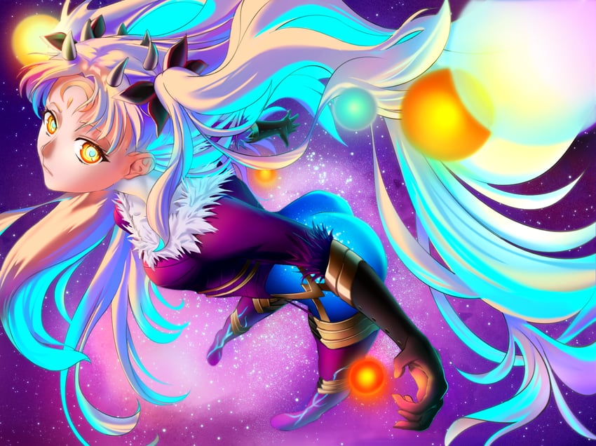 ishtar and space ishtar (fate and 1 more) drawn by allen_riv