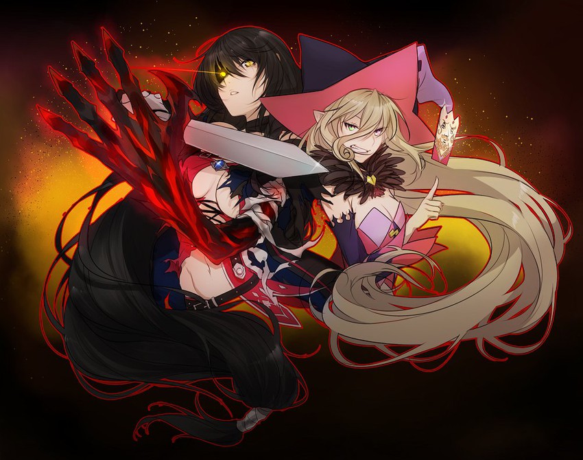 velvet crowe and magilou (tales of and 1 more) drawn by tusia