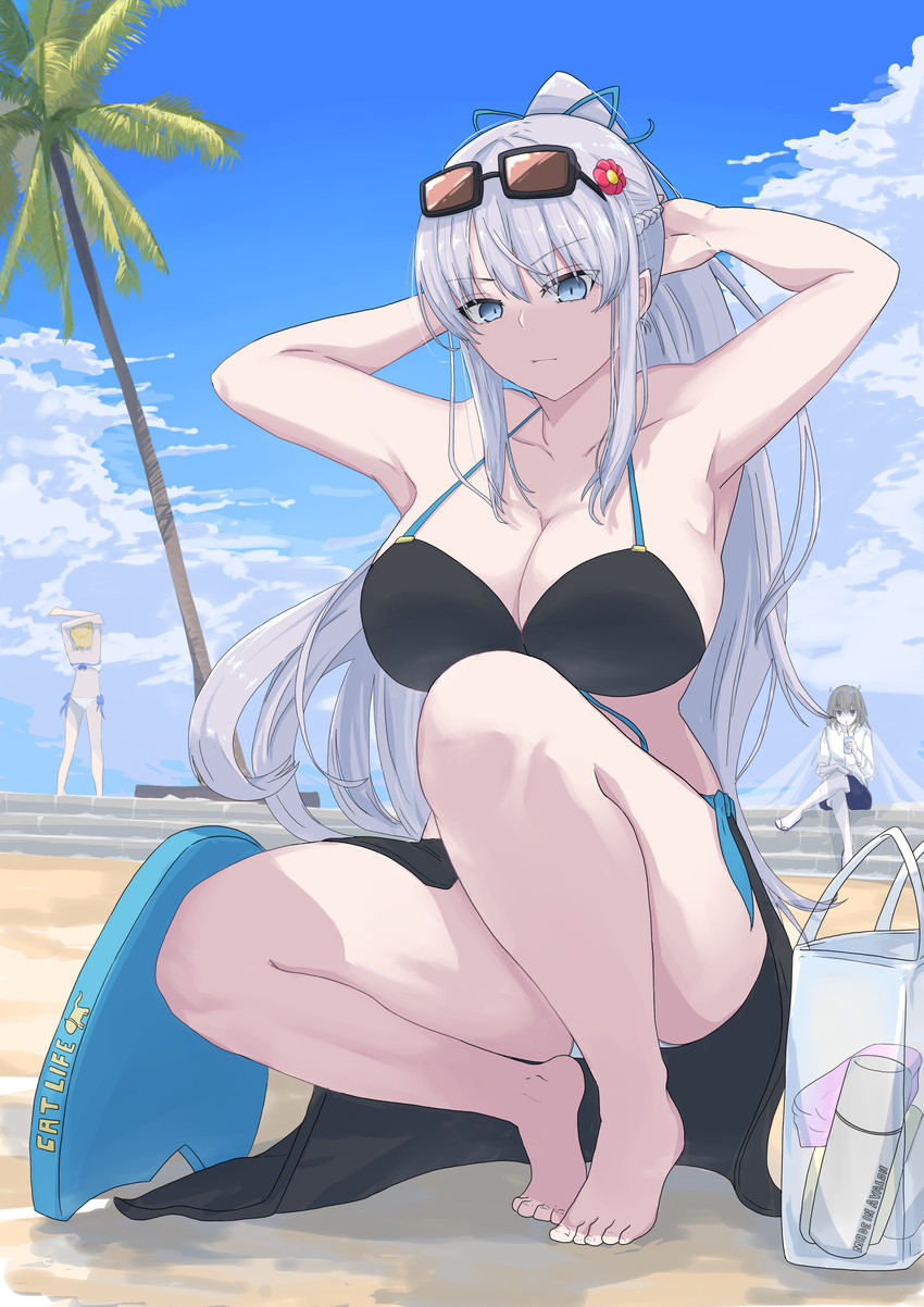 artoria pendragon, morgan le fay, and oberon (fate and 1 more) drawn by natu_zame