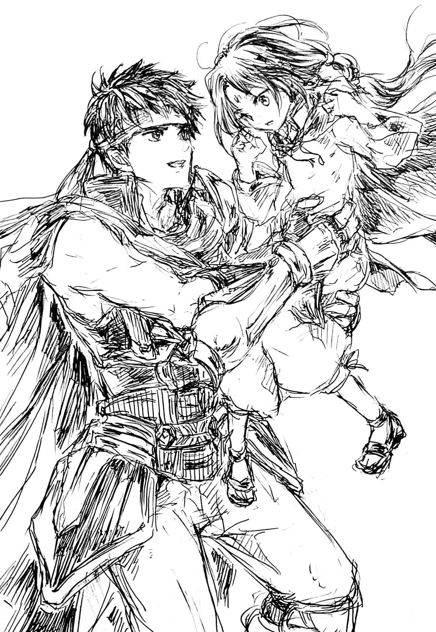ike and soren (fire emblem and 3 more) drawn by jelly_(hnt1111)