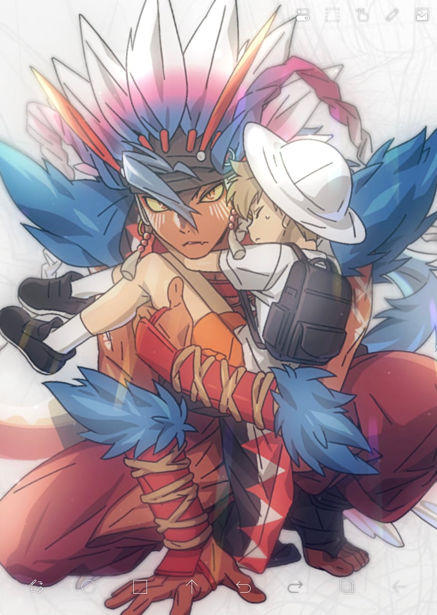 koraidon (pokemon and 1 more) drawn by uochandayo