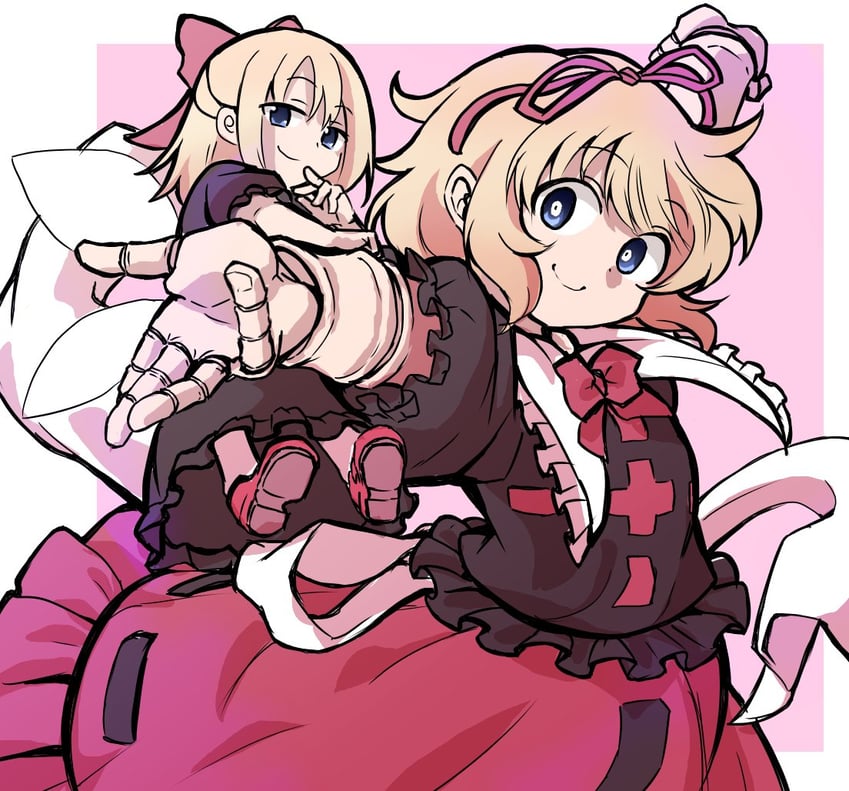 medicine melancholy and su-san (touhou) drawn by shinmon_akika